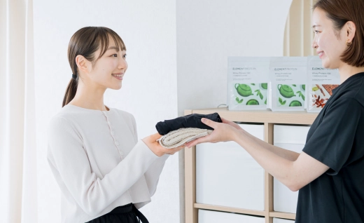 手ぶらで来店