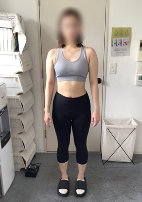 初ダイエットで4.9kg減実現 after