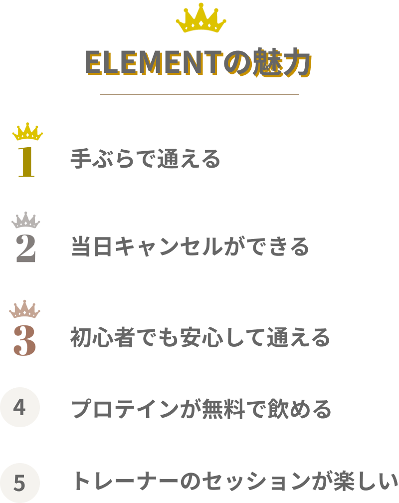 ELEMENT芦屋店の魅力