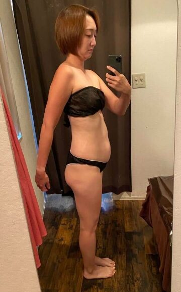 30分習慣で産前のデニムが履ける体にBEFORE