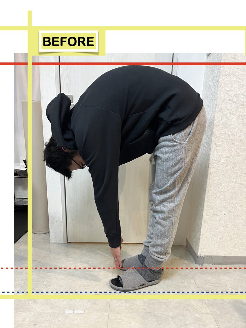ストレッチで下半身の可動域に変化