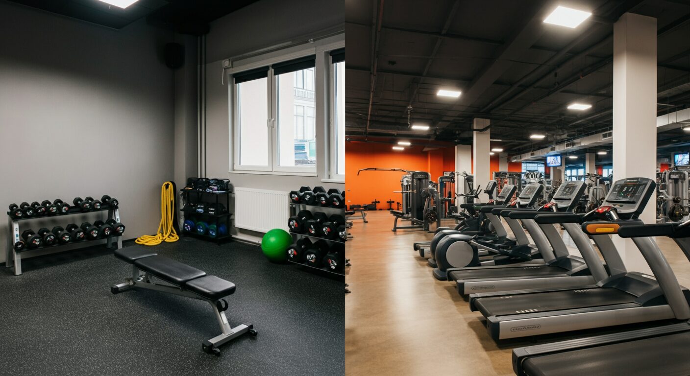 パーソナルジムとフィットネスクラブの施設比較